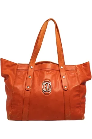 Emporio Armani Pre-owned Tote Bags, female, , ONE SIZE, Pre-owned Leather totes