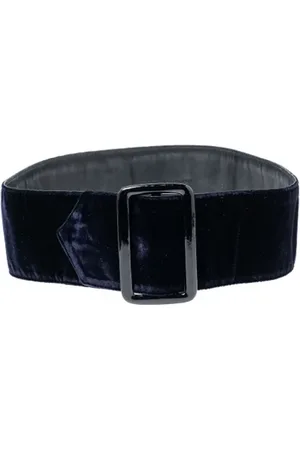Emporio Armani Pre-owned Belts, female, , ONE SIZE, Pre-owned Velvet belts