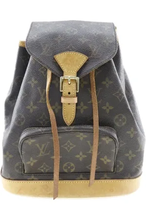 LOUIS VUITTON Pre-owned Backpacks, unisex, , ONE SIZE, Pre-owned Canvas Montsouris Backpack
