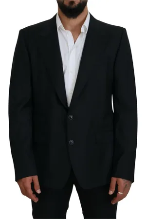 Dolce & Gabbana Formal Blazers, male, , 3XL, Dark Wool Formal Sicilia Blazer