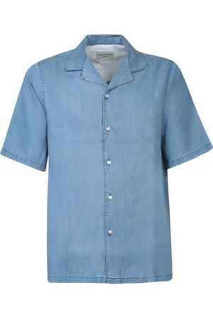 OFFICINE GENERALE Short Sleeve Shirts, male, , L, Mens Clothing T-Shirts Polos Ss24