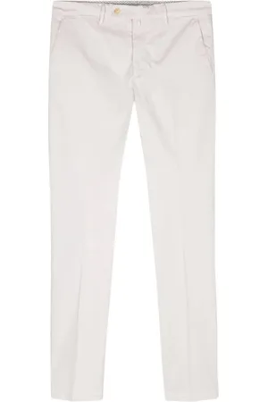 LUIGI BORRELLI NAPOLI Chinos, male, , W33, Trousers Cream