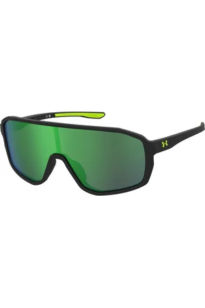 Under Armour Sunglasses, unisex, , ONE SIZE, Gameday JR Sunglasses Yellow/Green