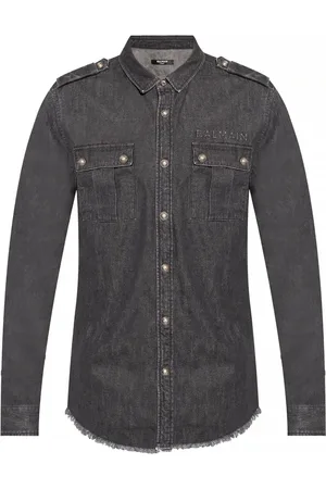 Balmain Denim Shirts, male, , L, Men