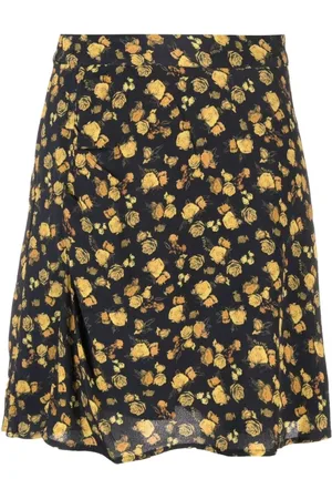 Tommy Hilfiger Short Skirts, female, , M, Moss Crepe Rose Short Skirt