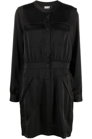 DKNY Btn frnt two pocket dress