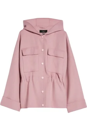 Max Mara Parkas, female, , 3XS, Short Wool Parka with Hood
