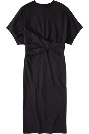 Closed Midi Dresses, female, , L, Crossed Cotton Dress