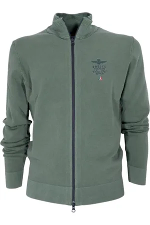 Aeronautica Militare Zip-throughs, male, , 3XL, Cotton Full Zip Jumper Ma1393