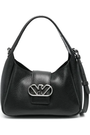 Emporio Armani Cross Body Bags, female, , ONE SIZE, Leather Shoulder Bag with Logo