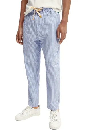 Scotch&Soda Slim-fit Trousers, male, , W34, Slim-Fit Cotton Poplin Joggers