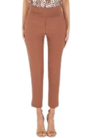 Manila Grace Cropped Trousers, female, , 2XS, Nina Cigarette Trousers with Baschina