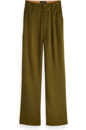 Scotch&Soda High-Waisted Straight Leg Trousers