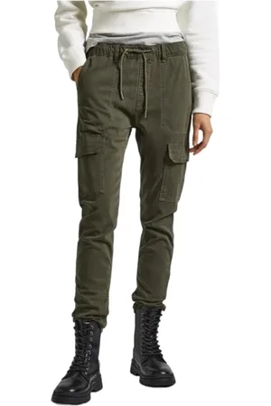 Pepe Jeans Slim-fit Trousers, female, , W25 L28, Leather Trousers
