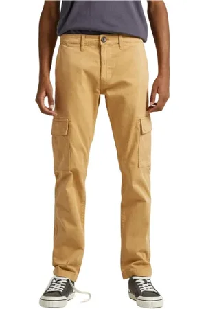 Pepe Jeans Slim-fit Trousers, male, , W36 L32, Leather Trousers