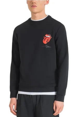Antony Morato Sweatshirts, male, , S, Contemporary Urban Sweatshirt with Rolling Stones Logo