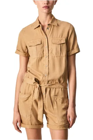 Pepe Jeans Playsuits, female, , S, Mono short Safari Tes