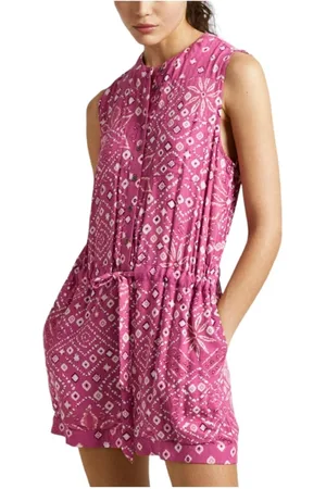 Pepe Jeans Playsuits, female, , XS, Floral Sleeveless Jumpsuit
