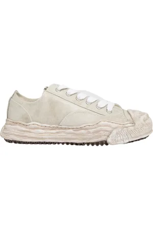 MIHARA YASUHIRO Sneakers, male, , 8 UK, Vintage Leather Low Top Trainers