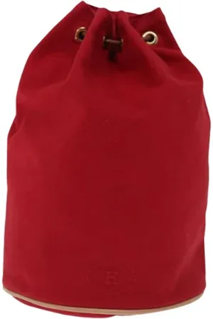 Hermès Pre-owned Bucket Bags, female, , ONE SIZE, Pre-owned Canvas shoulder-bags
