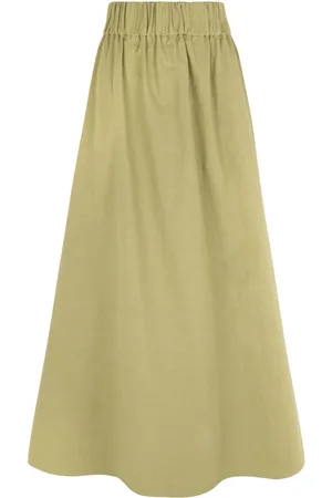 Cortana Maxi Skirts, female, , S, Cube, olive skirt