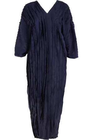 Cortana Midi Dresses, female, , XL, Pushkar, silk dress blueberry