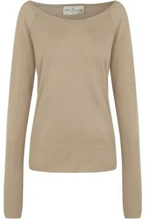Cortana Cashmere Knitwear, female, , 2XL, Kegon short, jersey in cashmere