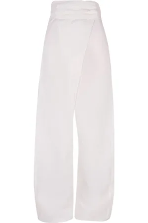 Cortana Straight Trousers, female, , 2XL, Arce, linen and viscose Trousers in raw color