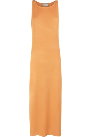 Cortana Tulsi, silk knit dress mandarin