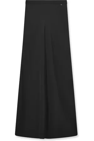 Mos Mosh Solid Long Skirt Elegant Quality