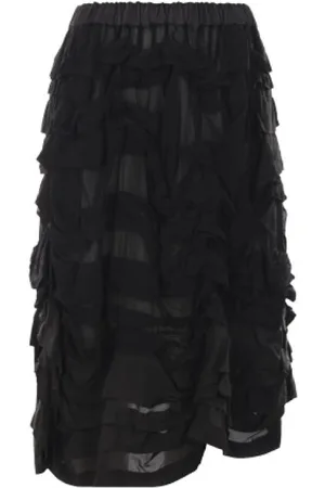 Comme des Garçons Midi Skirts, female, , M, Ruffle Midi Skirt