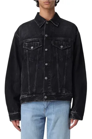 haikure Denim Jackets, male, , M, Stone Washed Denim Jacket
