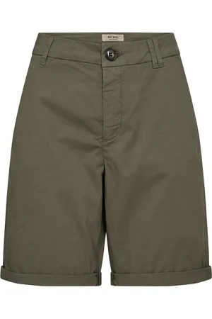 Mos Mosh Casual Shorts, female, , W26, Casual Summer Shorts & Knickers Dusty Olive