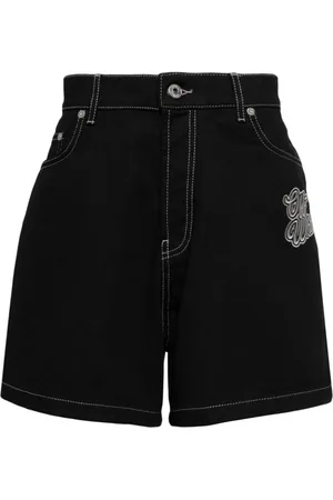 OFF-WHITE Denim Flared Bermuda Shorts