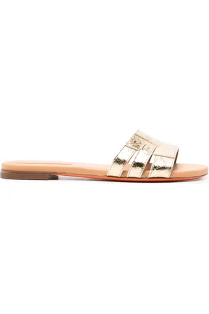 santoni Sliders, female, , 6 UK, Suede Leather Slides