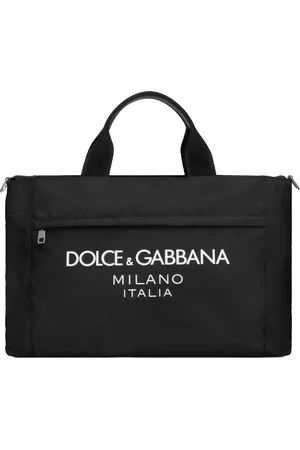 Dolce & Gabbana Tote Bags, female, , ONE SIZE, Nylon Logo Duffel Bag Italy