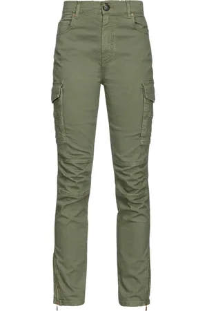 Pinko Slim-fit Trousers, female, , XS, High-waisted Skinny-fit Cargo Biker Trousers