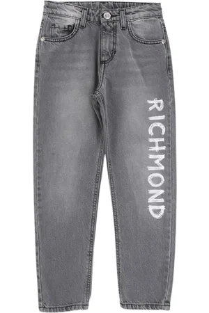 John Richmond Skinny Jeans with Logo Print