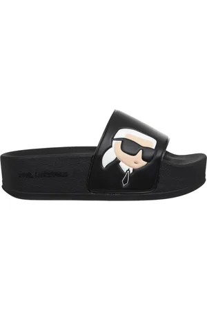 Karl Lagerfeld Maxi Slides Plain Closure Sandals