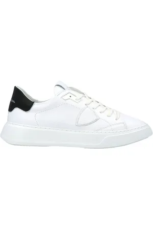 Philippe model Sneakers, male, , 10 UK, Calfskin Trainers with Black Heel