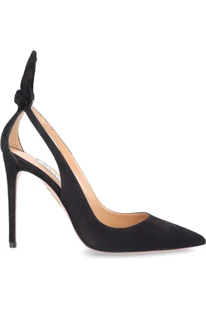 Aquazzura Suede Bow Tie Pumps
