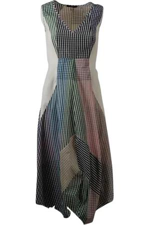 High Midi Dresses, female, , 2XS, Vichy Checkered Dress