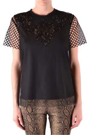 Twin-Set Blouses, female, , XS, Bohemian Top Short Sleeve