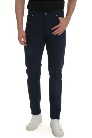 Kiton Straight Trousers, male, , W35, Modern Slim-Fit Denim Jeans