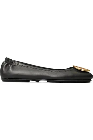 Tory Burch Ballerinas, female, , 6 UK, Logo Ballerina Travel Shoes
