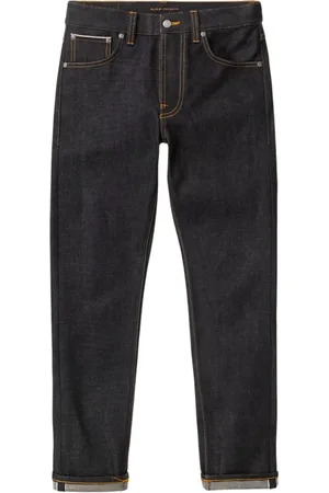 Nudie Jeans Straight Jeans, male, , W30 L28, Slim-Fit Tapered Leg Denim Jeans