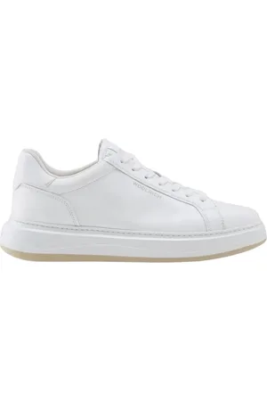 Woolrich Sneakers, male, , 10 UK, Leather Trainers with Removable Insole
