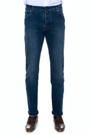 Kiton Slim-fit Jeans, male, , W31, Stone Washed Slim-Fit Denim Jeans