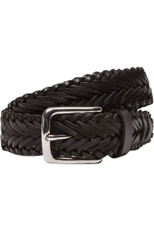 Hackett Belts, male, , XL, Hand-Plaited Leather Belt
