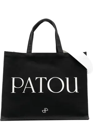 Patou Tote Bags, female, , ONE SIZE, Logo-Print Tote Bag